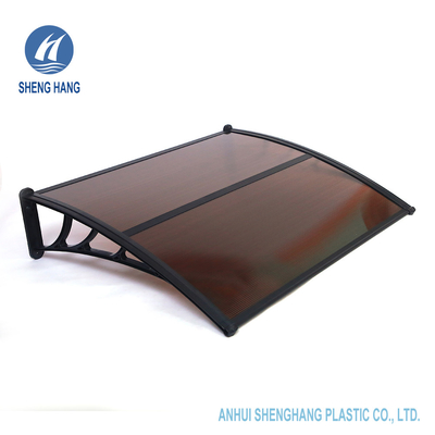 Suporte plástico 4mm de Gray Tents Polycarbonate Plastic Awning 5mm