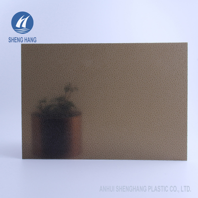 O policarbonato gravado espaço livre de ASTM D638 cobre o PC de revestimento UV UL94 V2