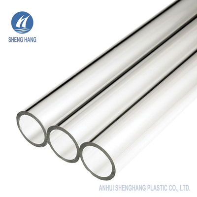 rigidez acrílica transparente clara do plexiglás do tubo da tubulação de 30mm à prova de fogo