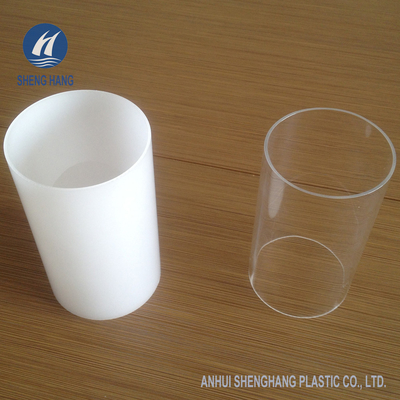 UV claro plástico acrílico inodoro do tubo 100mm da tubulação do plexiglás anti