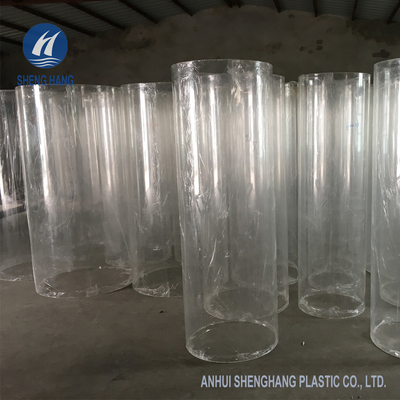 10cm a 180cm moldou o alto densidade branco da tubulação do perspex da tubulação acrílica