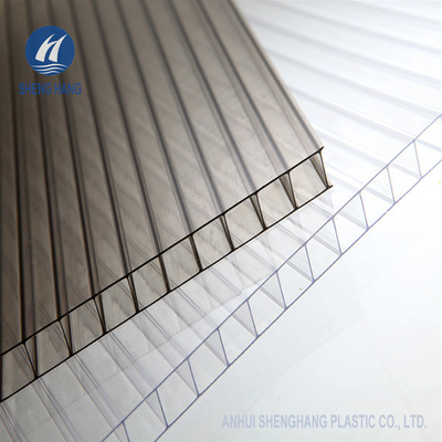 Folha 2100x6000mm da cavidade do PC de Twinwall do policarbonato
