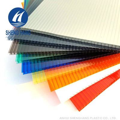 Folha 2100x6000mm da cavidade do PC de Twinwall do policarbonato