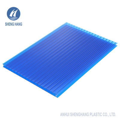 Folha azul da cavidade do PC do policarbonato para o material de construção 6mm 8mm 10mm