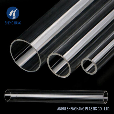 Tubo plástico acrílico do plexiglás do cilindro de PMMA transparente