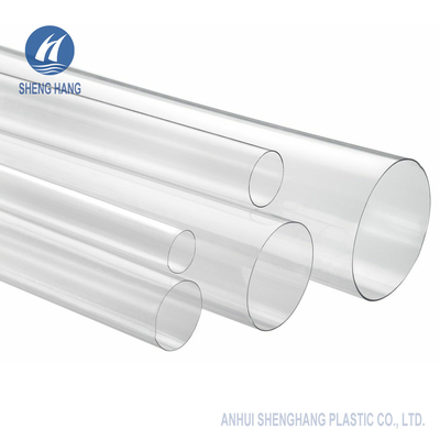 O plexiglás transparente do cilindro acrílico claro de PMMA conduz o diâmetro exterior de 80mm