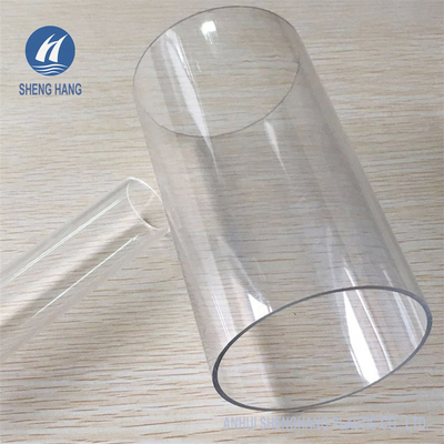 Tubo transparente 100mm OD do cilindro do plexiglás acrílico plástico de PMMA