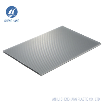do verde 4mm gêmeo da folha do policarbonato da parede de 5800mm impacto de Brown anti