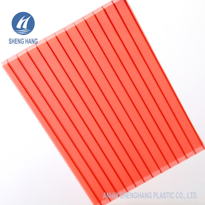 A folha 10mm de bronze do policarbonato de UL94 V0 6mm Twinwall coloriu