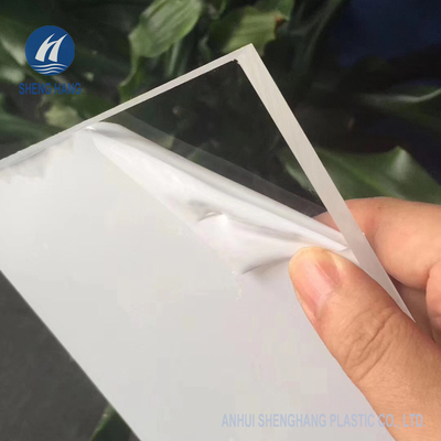 Chama contínua da folha 3.2*6.5ft do policarbonato liso transparente plástico resistente