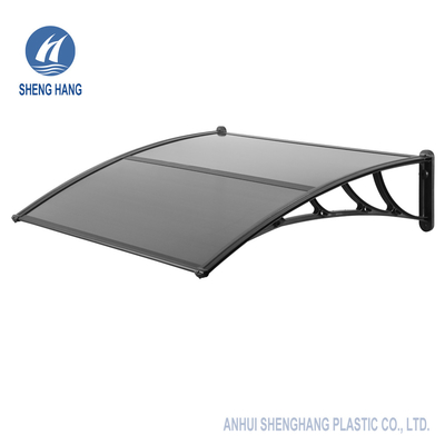 Suporte plástico 4mm de Gray Tents Polycarbonate Plastic Awning 5mm