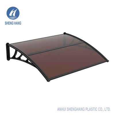Toldo Uvproof de Front Door Canopy Cover Patio do policarbonato de ISO9001 Sunshield