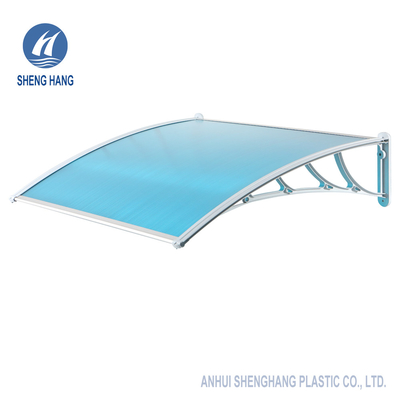 Toldo plástico 1200*800mm Eco do policarbonato do PC de Front Door da janela amigável