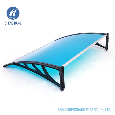 Toldo plástico 1200*800mm Eco do policarbonato do PC de Front Door da janela amigável