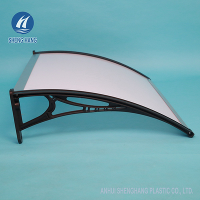 Dossel de pouco peso do PC do policarbonato do toldo plástico simples moderno de DIY
