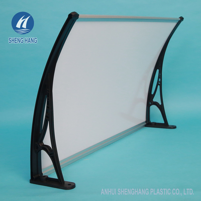 Dossel de pouco peso do PC do policarbonato do toldo plástico simples moderno de DIY
