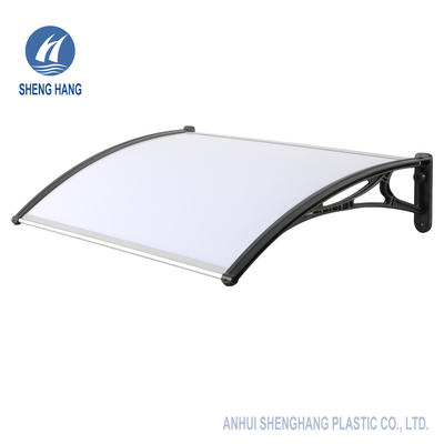 Dossel de pouco peso do PC do policarbonato do toldo plástico simples moderno de DIY