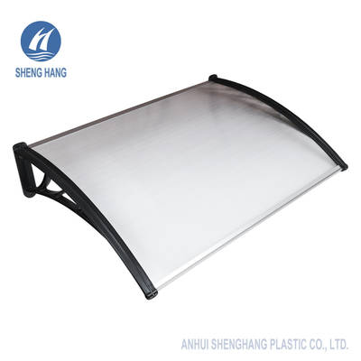 toldo plástico do policarbonato do PC de 1.2*1m Wearproof