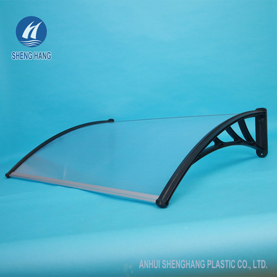 toldo plástico do policarbonato do PC de 1.2*1m Wearproof