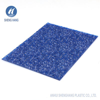 folhas de 2mm Diamond Solid And Textured Polycarbonate um resistente UV de 50 mícrons revestido