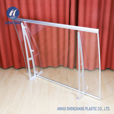 55&quot; X 35&quot; toldo poli curvado da porta da janela do suporte de Alu do dossel do carbonato