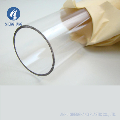 Tearproof tubo claro acrílico 5mm ISO9001 Eco do perspex de 4 polegadas amigável
