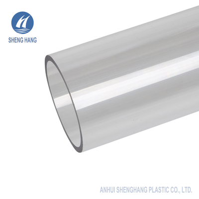 Tearproof tubo claro acrílico 5mm ISO9001 Eco do perspex de 4 polegadas amigável