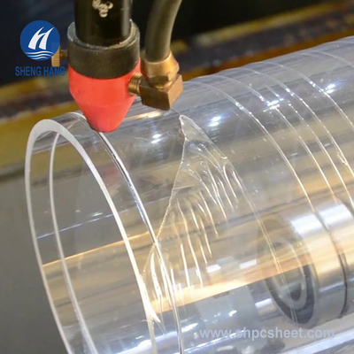 o grande diâmetro de 8mm Antifire moldou os tubos acrílicos o vidro 150mm de Plexi que alisa de superfície