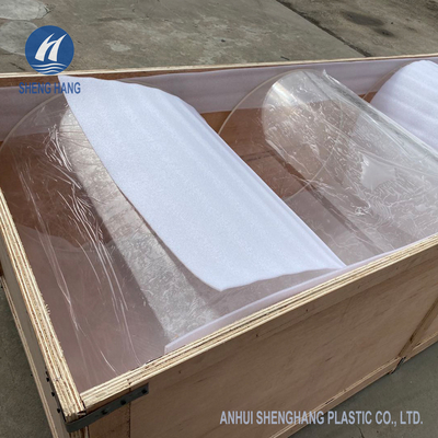 Do tubo acrílico claro 4mm do molde do grande diâmetro resistência química do ODM