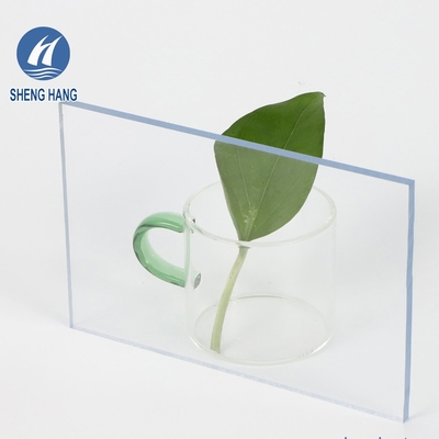ISO contínuo ISO9001 estabilizado UV da folha do policarbonato transparente de 3mm